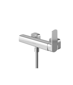 Смеситель для ванны и душа KOHLMAN FOXAL CHROME настенный без излива (KPL-QW120F)