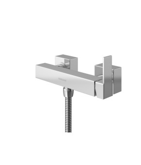 Смеситель для ванны и душа KOHLMAN EXCELENT CHROME настенный без излива (KPL-QW120H)