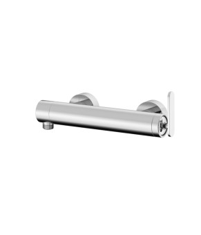 Смеситель для ванны и душа KOHLMAN BOXINE CHROME настенный без излива (KPL-QW120B)