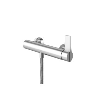 Смеситель для ванны и душа KOHLMAN DEXAME CHROME настенный без излива (KPL-QW120D)
