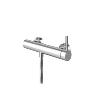 Смеситель для ванны и душа KOHLMAN ROXIN CHROME настенный без излива (KPL-QW120R)