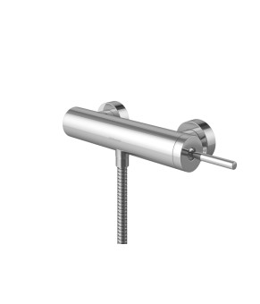 Смеситель для ванны и душа KOHLMAN MAXIMA CHROME настенный без излива (KPL-QW120M)
