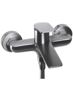 Смеситель для ванны и душа REA  AVALON TYTAN графит настенный с изливом (REA-B2706)