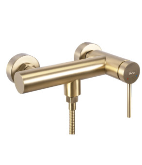 Смеситель для ванны и душа REA CLIF BRUSHED GOLD настенный без излива (REA-B4243)