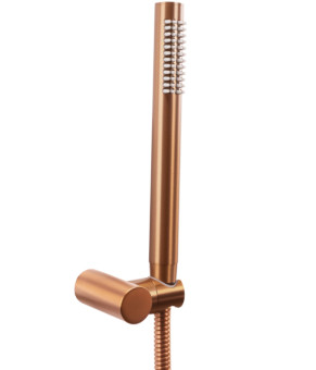 Смеситель для ванны и душа REA LUNGO BRUSHED COPPER настенный с изливом (REA-B1115)