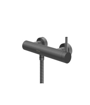 Смеситель для ванны и душа KOHLMAN AXEL GRAPHITE настенный без излива (KPL-QW120AG)