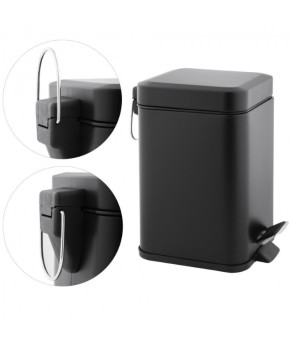 Корзина для мусора YOKA MUTI BLACK 3л. для ванной комнаты (CH.MUTI-BLK)