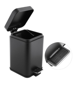 Корзина для мусора YOKA MUTI BLACK 3л. для ванной комнаты (CH.MUTI-BLK)