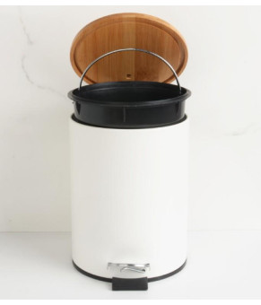 Корзина для мусора YOKA VINI WHITE BAMBOO 3л. для ванной комнаты * (CH.VINI-WHT)