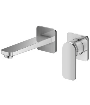 Смеситель для раковины (умывальника) KOHLMAN WEXPO CHROME + BOX скрытого монтажа * (QW180W)