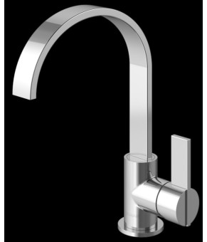 Смеситель для раковины (умывальника) KOHLMAN DEXAME CHROME  (QB150D)