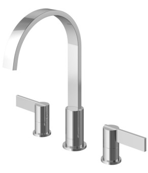Смеситель для раковины (умывальника) KOHLMAN DEXAME CHROME  (QB200D)