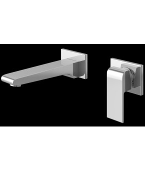 Смеситель для раковины (умывальника) KOHLMAN SAXO CHROME + BOX скрытого монтажа  (QW180S)
