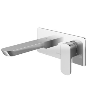 Смеситель для раковины (умывальника) KOHLMAN FOXAL CHROME + BOX скрытого монтажа  (QW185F)