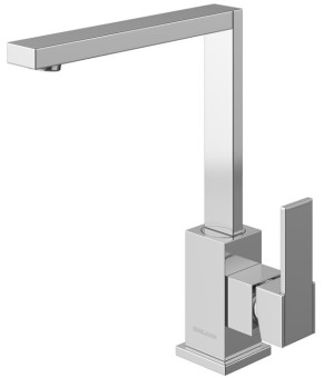 Смеситель для раковины (умывальника) KOHLMAN EXCELENT CHROME  (QB150H)