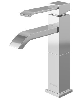 Смеситель для раковины (умывальника) KOHLMAN AXIS CHROME высокий (QB170N)