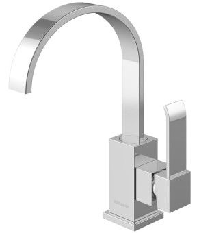 Смеситель для раковины (умывальника) KOHLMAN AXIS CHROME  (QB150N)