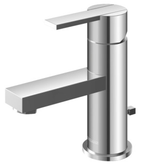 Смеситель для раковины (умывальника) KOHLMAN GIXS CHROME низкий (QB100G)