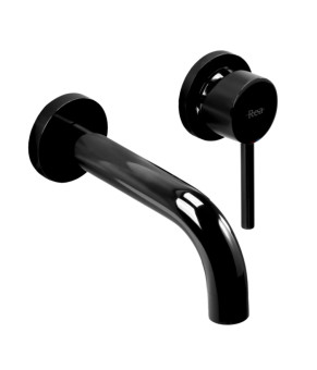 Смеситель для раковины (умывальника) REA LUNGO BLACK GLOSSY + BOX скрытого монтажа * (REA-B4421)