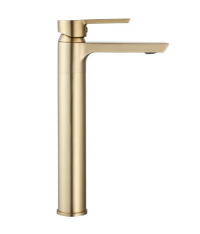 Смеситель для раковины (умывальника) REA  ARGUS BRUSHED GOLD высокий * (REA-B6412)