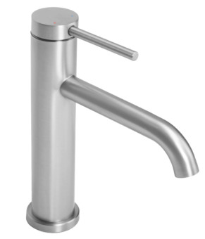 Смеситель для раковины (умывальника) REA CLIF NICKEL BRUSHED никель низкий (REA-B5324)