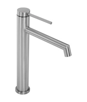 Смеситель для раковины (умывальника) REA FOSS NICKEL BRUSHED никель высокий (REA-B5318)