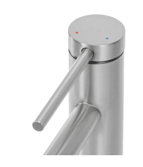 Смеситель для раковины (умывальника) REA FOSS NICKEL BRUSHED никель высокий (REA-B5318)
