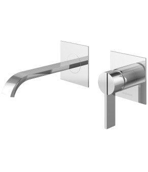 Смеситель для раковины (умывальника) KOHLMAN DEXAME CHROME + BOX скрытого монтажа  (QW180D)