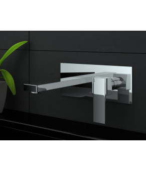 Смеситель для раковины (умывальника) KOHLMAN EXCELENT CHROME + BOX скрытого монтажа  (QW185H)