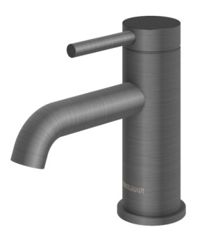 Смеситель для раковины (умывальника) KOHLMAN AXEL GRAPHITE низкий (QB100AG)