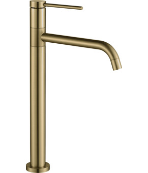 Смеситель для раковины VBI VELARO BRUSHED GOLD высокий (VBI-050301BG)