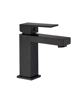 Смеситель для раковины VBI LORENO BLACK низкий (VBI-050200BL)