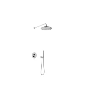 Душевая система KOHLMAN AXEL 20 CHROME + BOX скрытого монтажа (QW210AR20)