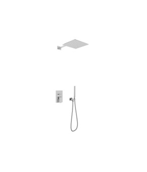 Душевая система KOHLMAN SAXO 20 CHROME + BOX скрытого монтажа (QW210SQ20)