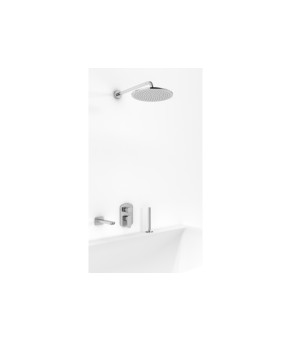 Душевая система KOHLMAN FOXAL 2.0 20 CHROME + BOX скрытого монтажа (QW211FR20-009)