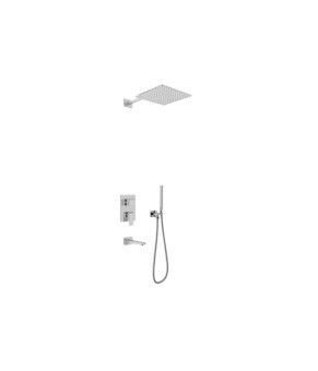 Душевая система KOHLMAN SAXO 35 CHROME + BOX скрытого монтажа (QW211SQ35)