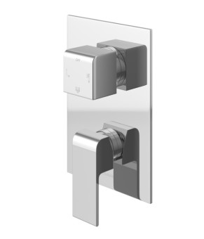 Душевая система KOHLMAN SAXO 35 CHROME + BOX скрытого монтажа (QW211SQ35-007)