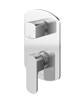 Душевая система KOHLMAN FOXAL 2.0 40 CHROME + BOX скрытого монтажа (QW211FR40-009)