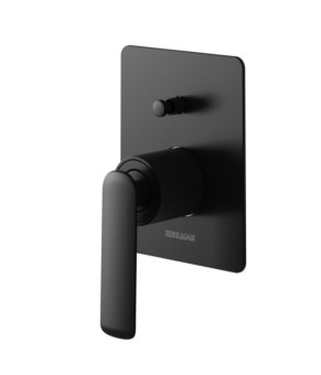 Душевая система KOHLMAN EXPERIENCE 30 BLACK + BOX скрытого монтажа (QW210EBR30)