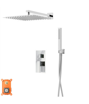 Душевая система CORSAN ANGO 30 CHROME + BOX скрытого монтажа (ZA30MCH)