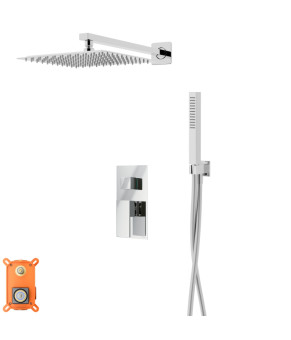 Душевая система CORSAN ANGO 25 CHROME + BOX скрытого монтажа (ZA25MCH)