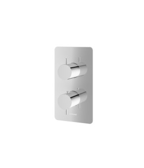 Душевая система KOHLMAN AXEL 40 CHROME с термостатом + BOX скрытого монтажа (KPL-QW432A40)