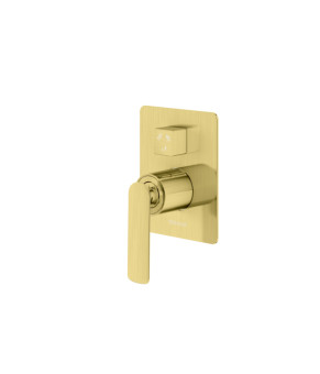 Душевая система KOHLMAN EXPERIENCE 25 BRUSHED GOLD + BOX скрытого монтажа (KPL-QW211EGDBR25)