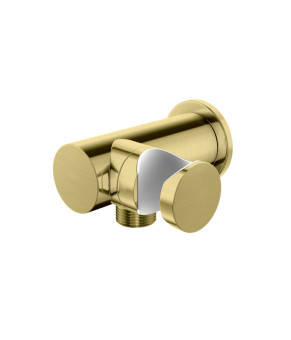 Душевая система KOHLMAN EXPERIENCE 25 BRUSHED GOLD + BOX скрытого монтажа (KPL-QW211EGDBR25)