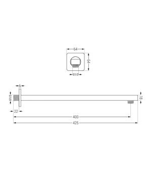 Душевая система REA BRITO CHROME с термостатом + BOX скрытого монтажа (REA-P0801KPL-D)