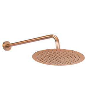 Душевая система REA LUNGO BRUSHED COPPER c термостатом + BOX скрытого монтажа (REA-P8808)