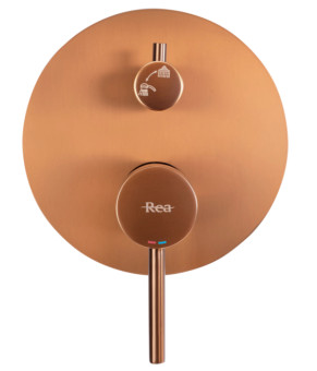 Душевая система REA LUNGO BRUSHED COPPER + BOX скрытого монтажа (REA-P8809)