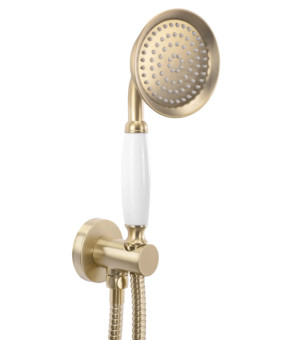 Душевая система REA SERRA BRUSHED GOLD + BOX скрытого монтажа (REA-B1149)