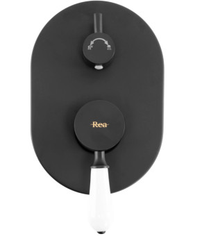 Душевая система REA SERRA BLACK + BOX скрытого монтажа (REA-B1143)