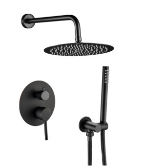 Душевая система VBI MILANO BLACK скрытого монтажа  (VBI-050109BL)